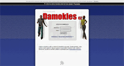 Desktop Screenshot of damokles.cz