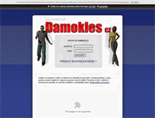 Tablet Screenshot of damokles.cz